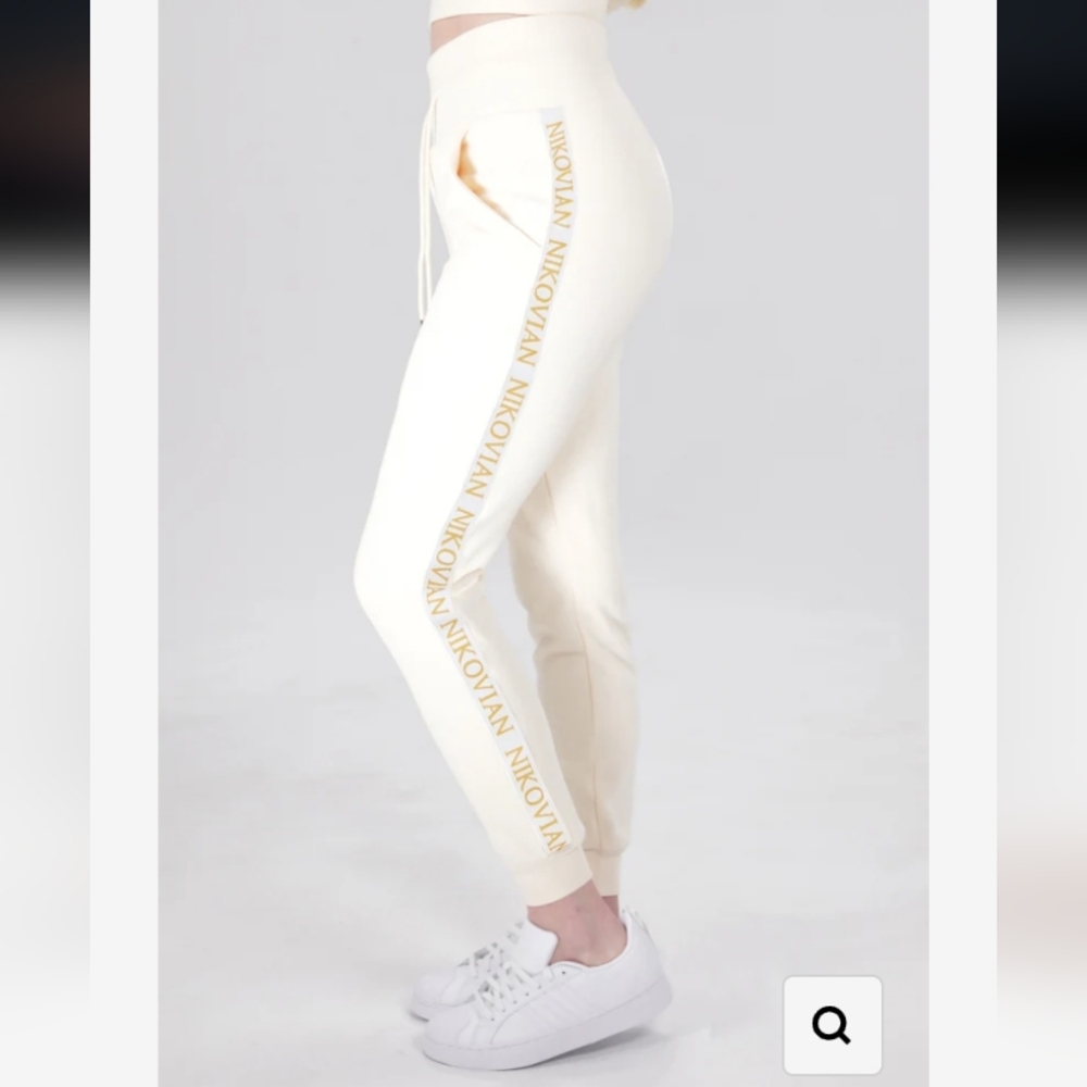 nikovian Cream Sweatpants size M